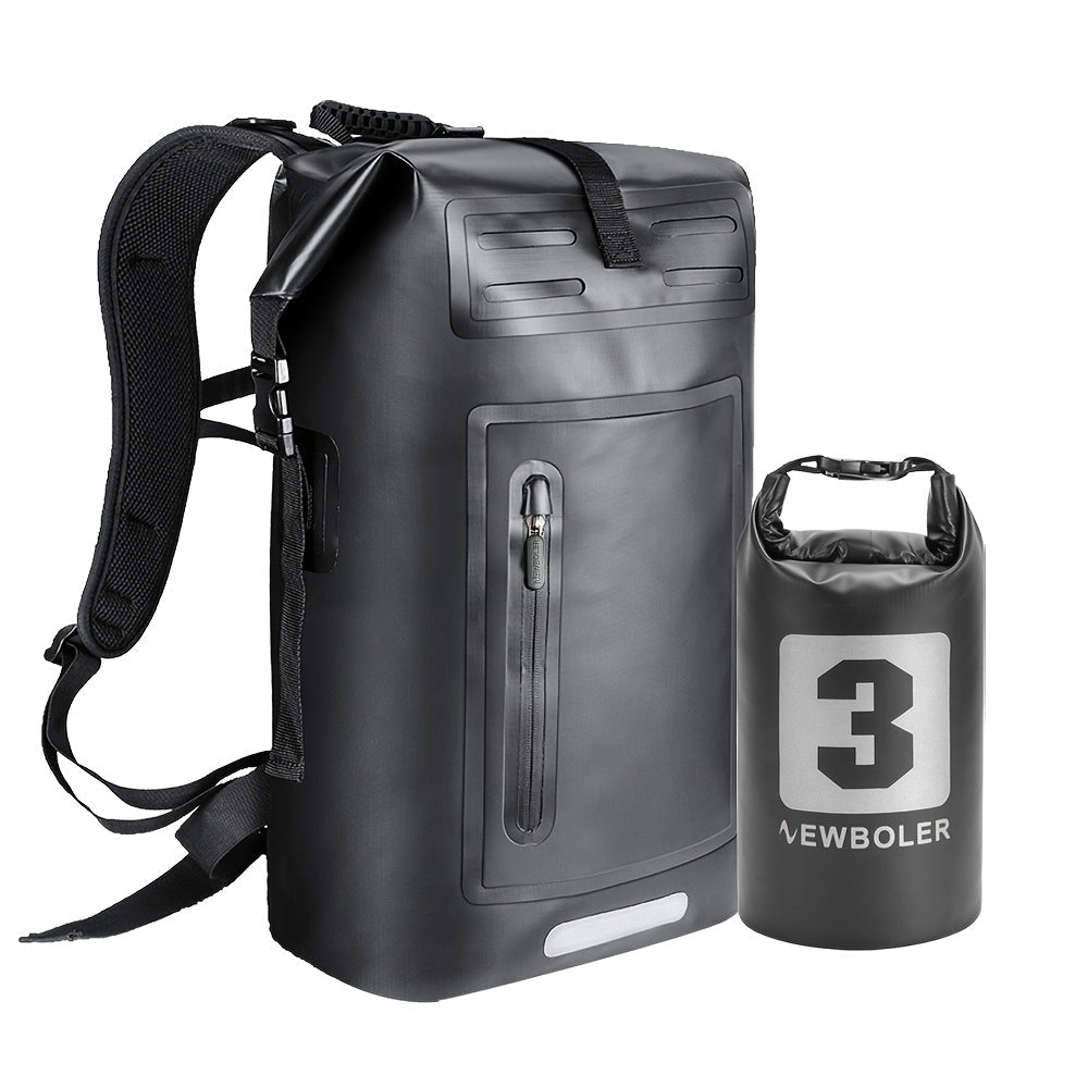 35L Waterproof Dry Bag Backpack | Roll-Top Camping & Kayak Backpack