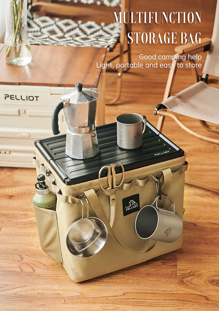 Camp Storage Tote | Folding Camp Kitchen Organizer