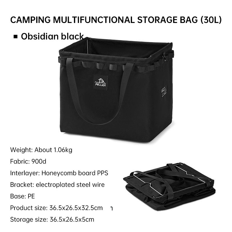 Camp Storage Tote | Folding Camp Kitchen Organizer