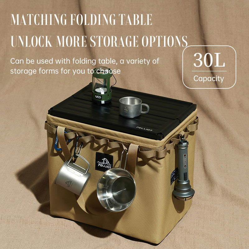Camp Storage Tote | Folding Camp Kitchen Organizer