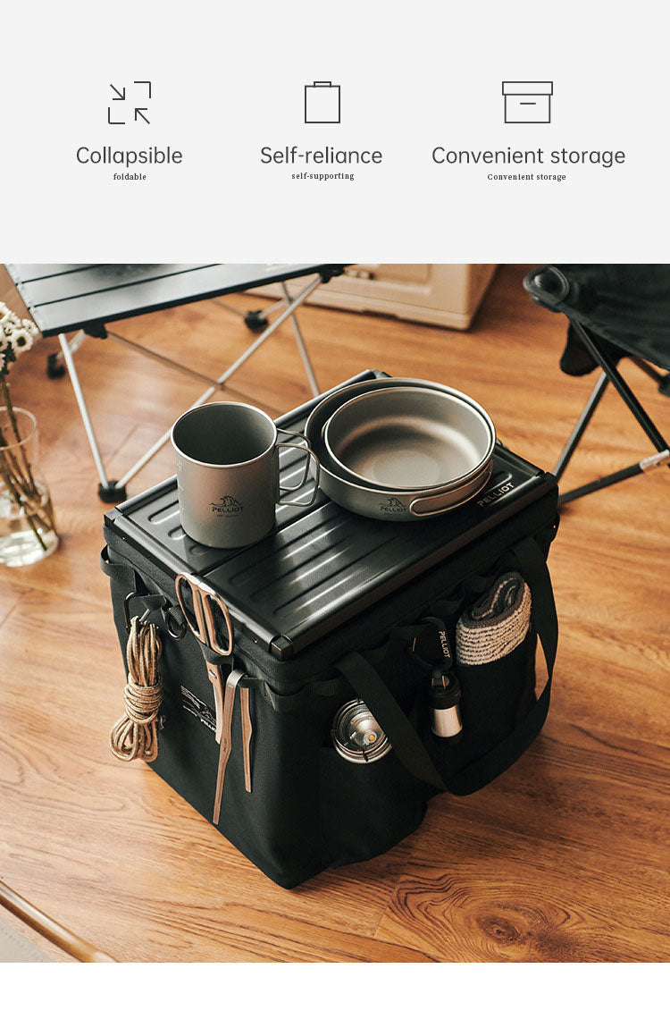 Camp Storage Tote | Folding Camp Kitchen Organizer