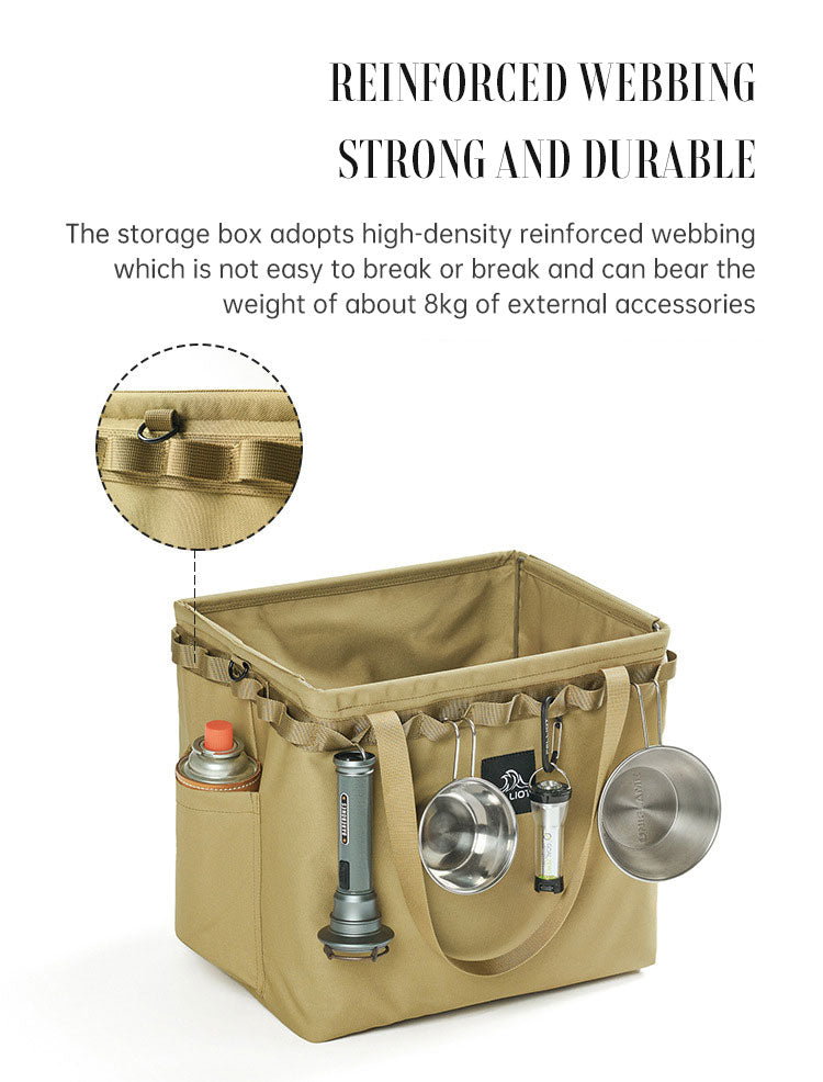 Camp Storage Tote | Folding Camp Kitchen Organizer