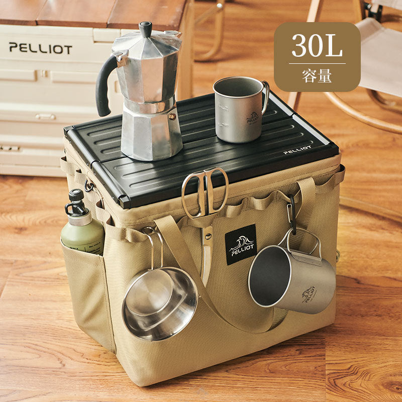 Camp Storage Tote | Folding Camp Kitchen Organizer