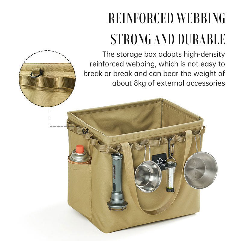 Camp Storage Tote | Folding Camp Kitchen Organizer