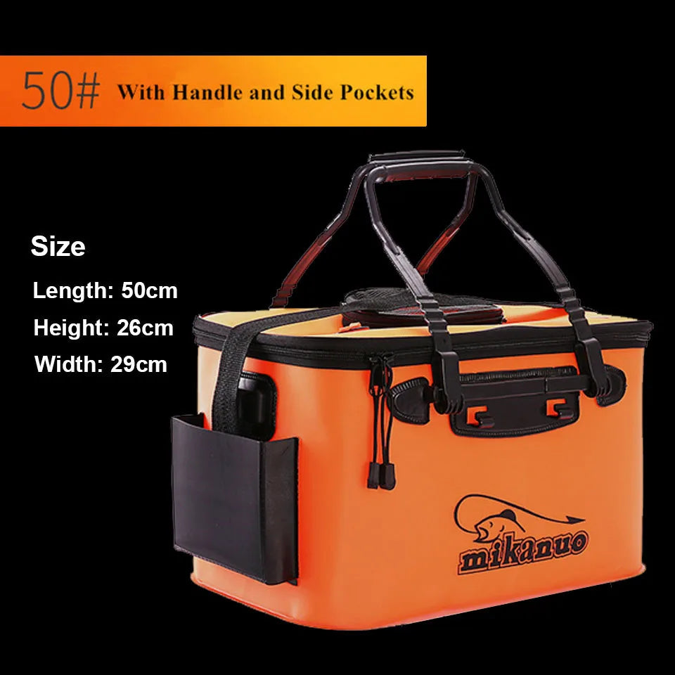 Portable EVA Fishing Bucket | Collapsible Live Bait Bucket