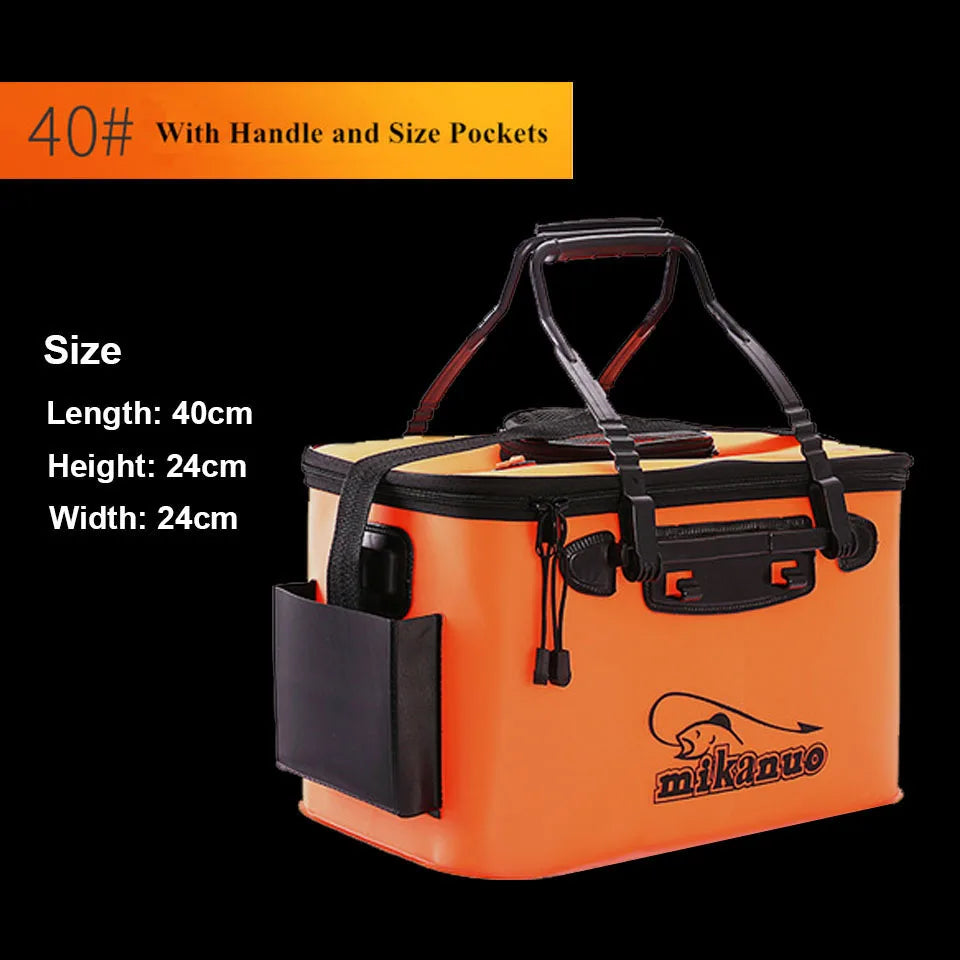 Portable EVA Fishing Bucket | Collapsible Live Bait Bucket