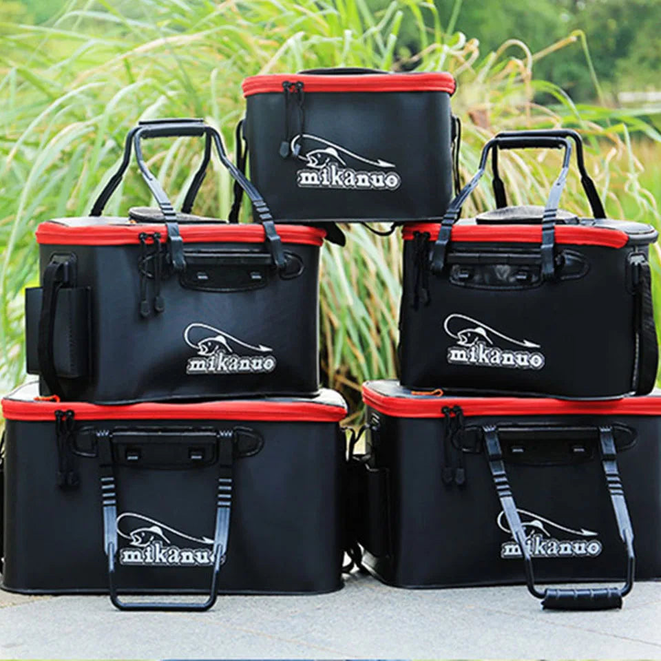 Portable EVA Fishing Bucket | Collapsible Live Bait Bucket