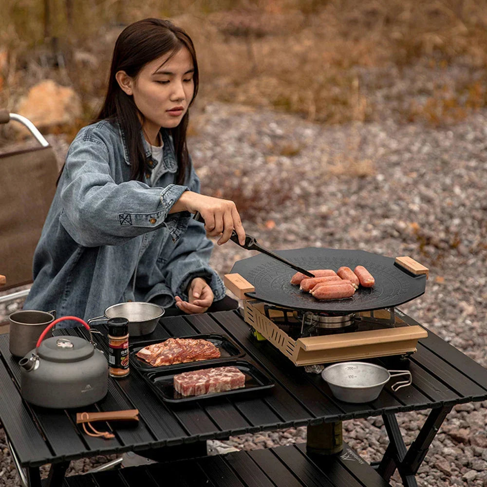 Mountainhiker Outdoor Cooking Tongs | Stainless Steel Camp BBQ & Grill Tongs