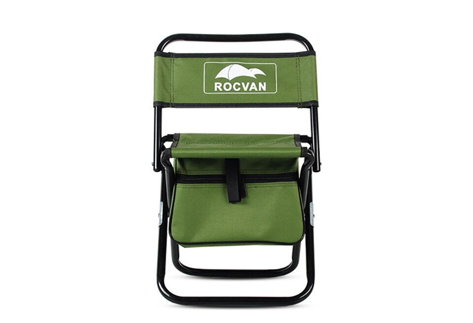 Folding Fishing Chair with Storage Compartment | Portable Camping Chair