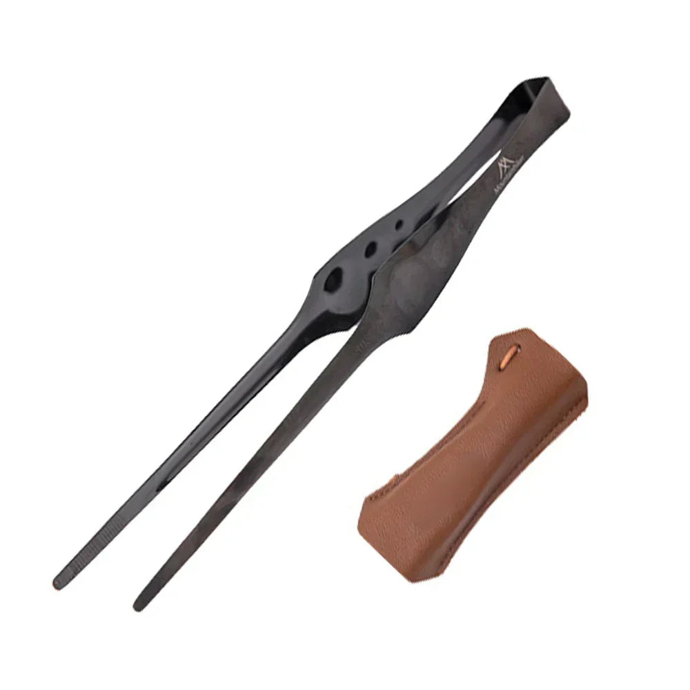 Mountainhiker Outdoor Cooking Tongs | Stainless Steel Camp BBQ & Grill Tongs