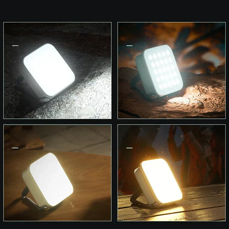 Solar Rechargeable Camping Lantern | IPX6 Waterproof LED Camp Light