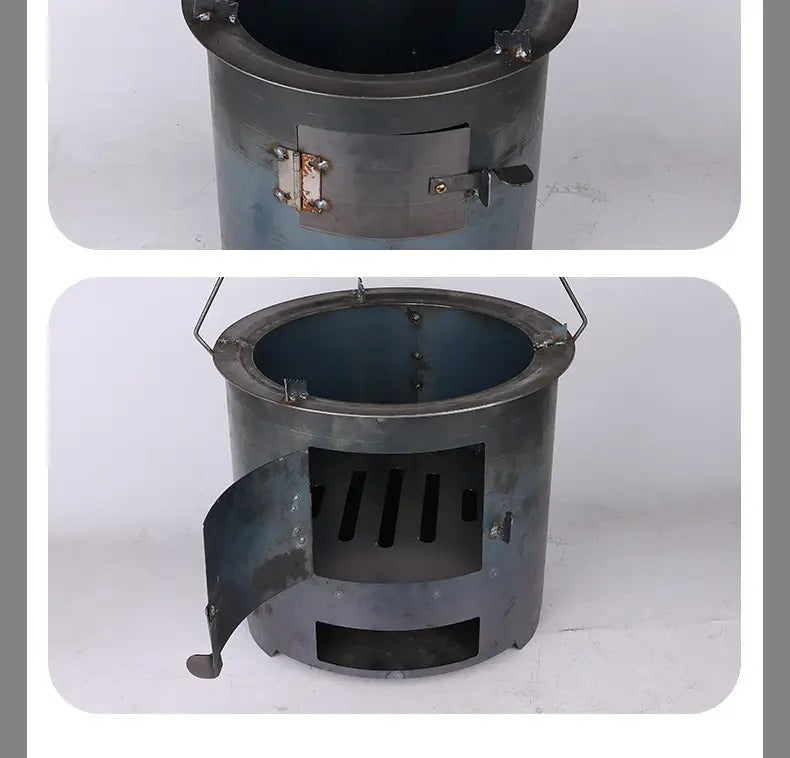 Wood Burning Camping Stove | Portable Outdoor Cooking Stove